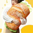 thumbnail image 6 of Hamburger Throw Pillow, Multi Cute Food Purpose Plush and PP Cotton Back Pillow for Valentine's Day Birthday Gift Toy[Bread (55 CM)], 6 of 6