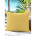 Solid Color 18x18 Inch Outdoor Throw Pillow with Insert, Set of 1 ...