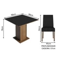 thumbnail image 3 of Juego de Comedor Madesa Oxford Karina MN con Mesa y 4 Sillas, 3 of 9