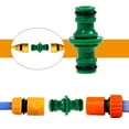 thumbnail image 4 of 2Pcs 2 Way Garden Hose Connector Joiner Coupler Watering Water Pipe Tap, 4 of 7
