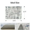 thumbnail image 5 of SIXHOME 8'x10' Area Rugs for Living Room Modern Abstract Area Rugs Machine Washable Rugs Soft Neutral Carpet Rugs for Bedroom Dining Room Office Playroom Aesthetic Home Decor Non Slip Rug Navy Blue, 5 of 7