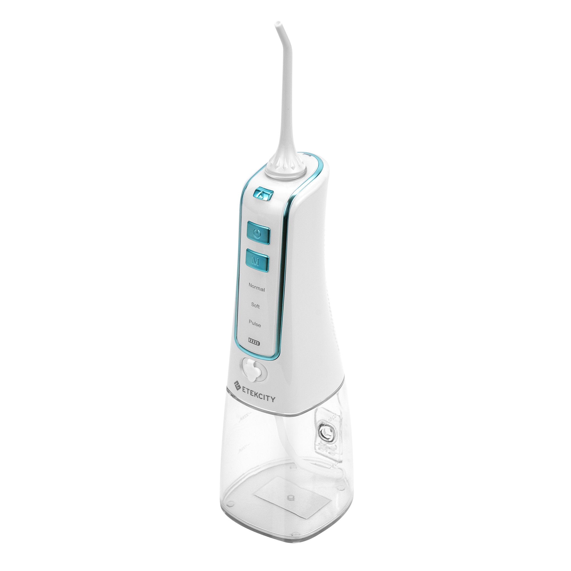 Etekcity Cordless Water Flosser, USB Rechargeable Dental Oral Irrigator, 300 ml Portable Waterproof Teeth Cleaner for Home and Travel - image 3 of 5