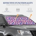 thumbnail image 4 of Saiise cartoon rainbow Skull for Foldable Car Sun Shades (2-Pack) Offer Sun Protection with an Easy-fold Design for Convenient Windshield Shading-Medium, 4 of 6