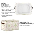 thumbnail image 2 of Yayeee Canvas Storage Basket with Handles for Shelves Fabric Bins Closet Organizer, Pastel Pink Geometric, 2 of 8