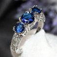 thumbnail image 6 of QQTDFG 925 Silver Women Handmade Jewelry Fashion Cubic Zirconia Wedding Rings SZ5-10-#1-9, 6 of 9