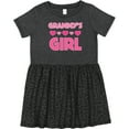 thumbnail image 3 of Inktastic Grammy's Girl Granddaughter Girls Toddler Dress, 3 of 5