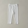 thumbnail image 4 of Leggings de algodón acanalado para niños y niñas, pantalones casuales a rayas, ropa para el hogar, otoño, 4 of 4