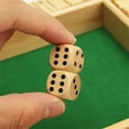 thumbnail image 4 of Wooden Travel The Mathematic 4 Pub Dice Shut Players Traditional Board Game Education, 4 of 8