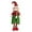 A, variant on Christmas Elf Figurines Decoration,Plush Elf Doll Elves Boy Elf Girl Elf with Telescopic Legs,Xmas Table Fireplace Shelf Sitters Decorations Sitting Figurines Ornament for Indoor Home Decor