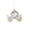 A, variant on Lilixerw Christmas Heart Ornament Clear Gold Silver Sequins Beads Mosaic Design Various Sizes Silver String Hanging Festive Holiday for Decoration