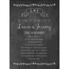 Rustic Romance Deluxe Program Card
