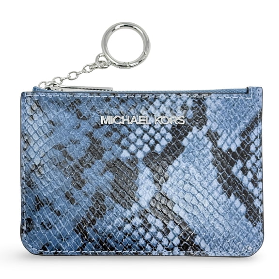 Michael Kors Women's Jet Set Travel Small Top Zip Coin Pouch With ID (Cornflower)