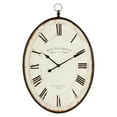thumbnail image 2 of Aspire Home Accents Ines Large Oval Wall Clock - 36"H x 23.5"W x 1.5"D, 2 of 5