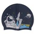 thumbnail image 4 of Swim Bathing  Silicone Waterproof Head Cover with Ear Protection for Adult Long Hair Water Sports, 4 of 7