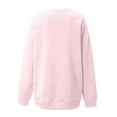 thumbnail image 4 of Xunlbb Sweatshirt for Women,Women's Bow Sweatshirt Cute Long Sleeve Round Neck Pullover Top Fashion,S-2XL, 4 of 7
