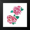 thumbnail image 2 of Danelle, B. 20x20 Black Modern Framed Museum Art Print Titled - Red Roses, 2 of 5