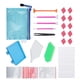 thumbnail image 4 of Juego de herramientas de pintura de cristal de color aleatorio, bolígrafo de pintura de cristal, bandeja de diamantes de imitación, kit de arcilla de bolígrafo de doble punta 70 unids/set Methold HA6056-00B, 4 of 6