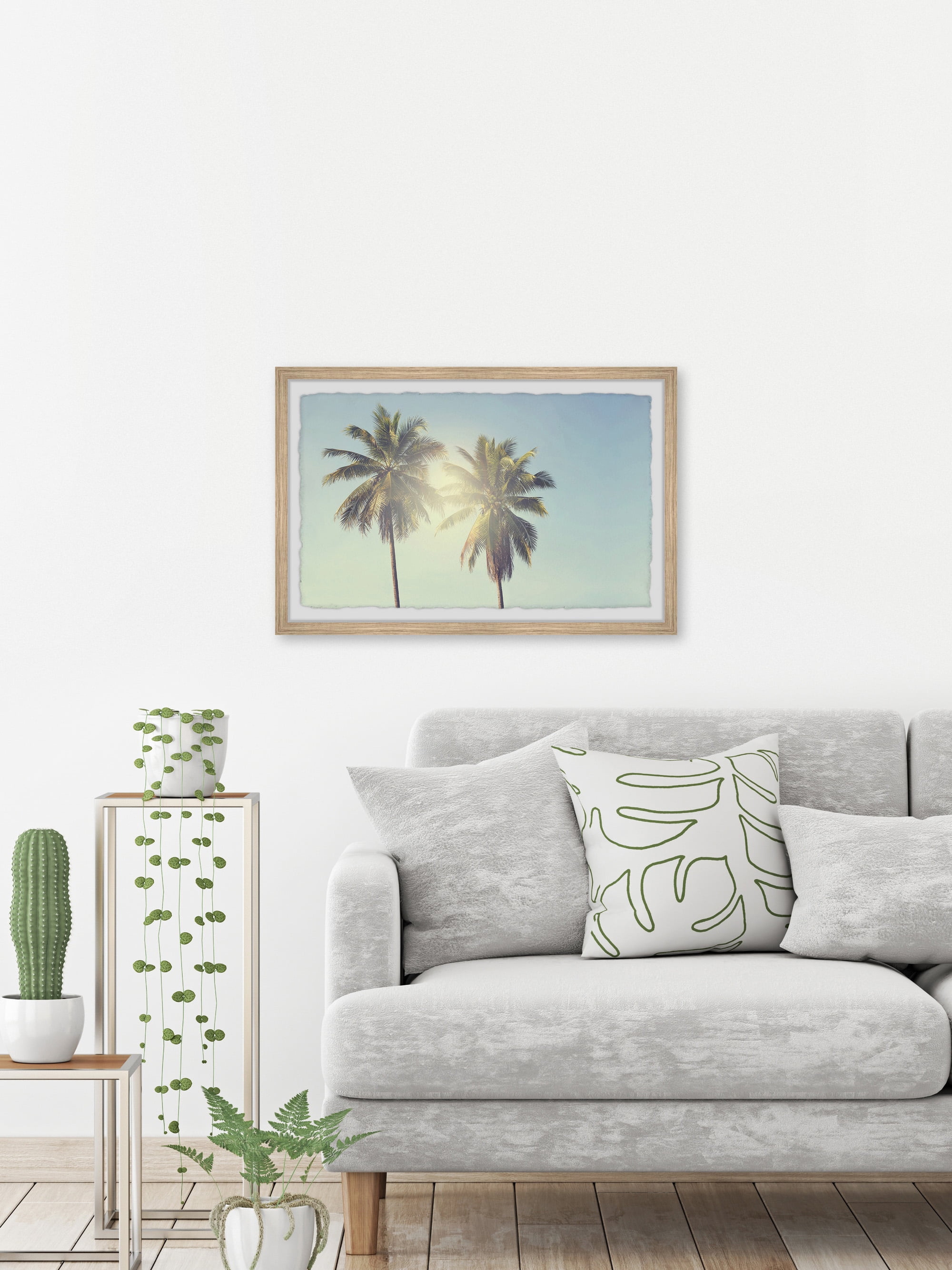 Marmont Hill Palm Tree Sunshine Framed Wall Art