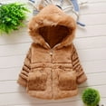 thumbnail image 2 of Lindreshi Toddler Girl Coats and Jackets Toddler Kids Baby Girl Winter Jacket Warm Coat Thick Outwear Hooded Snowsuit, 2 of 5