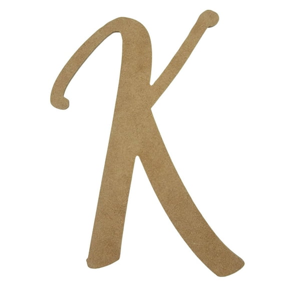 Wooden Letter Unfinished, Emillia Font, Craft Cutout