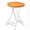 18-inch Orange, variant on AOEYU 18-Inch Folding Stool with Handle, 600 lbs Capacity Folding Chair, Non-Slip Feet, Indoor and Outdoor Use, Portable Bar Stool for Adults（Orange）