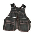 thumbnail image 2 of Kuntesetty Electrician Tool Vest Portable Work Vest for Home DIY Carpenter Camping Gear coffee, 2 of 9