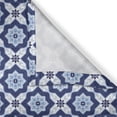 thumbnail image 5 of Ambesonne Moroccan Grommet Curtain, Floral Detail, 50" x 96", Turquoise Dark Blue, 5 of 6
