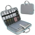 thumbnail image 2 of Laptop Bag Case 13.3 14 Inch Waterproof Notebook Bag for Macbook Air Pro 13 Handbag Briefcase Bag GRAY 13", 2 of 6