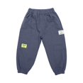 thumbnail image 6 of Povozer Kids Boys Athletic Sweatpants Elastic Waist Sport Joggers Pants with Pocket(Blue,8-9Y), 6 of 6