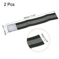 thumbnail image 2 of Uxcell 12''x 2'' Reflective Bands Strip Wide Chemical Fabric Black 2Pcs, 2 of 5
