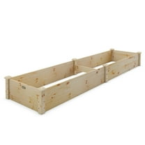 Spaco Wooden Raised Garden Bed Outdoor for Vegetables Flowers Fruit, Outdoor Elevated Flower Box for Backyard/Patio/Gardener
