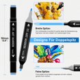 thumbnail image 4 of Felt-tip Pen Set 24 Colors, Permanent Alcohol Based Markers, Graffiti Pens, Oily Markers Set (24 Pcs), 4 of 4