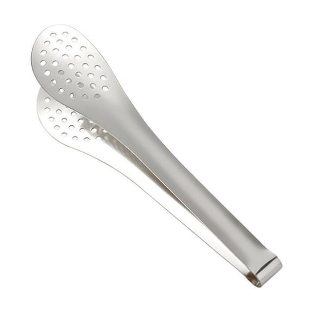 Offres du Jour en Liquidation! Pince Alimentaire Compacte en Acier Inoxydable Pince à Pain Multifonction pour Barbecue Coréen