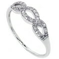 thumbnail image 2 of Pompeii 1/10ct Petite Diamond Infinity Ring 10K White Gold (G/H,I2-I3), 2 of 4