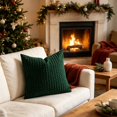 thumbnail image 5 of Textured Throw Pillow Covers Corduroy Cushion Cases for Sofa Living Room Bedroom Couch Interior Styling, 5 of 6