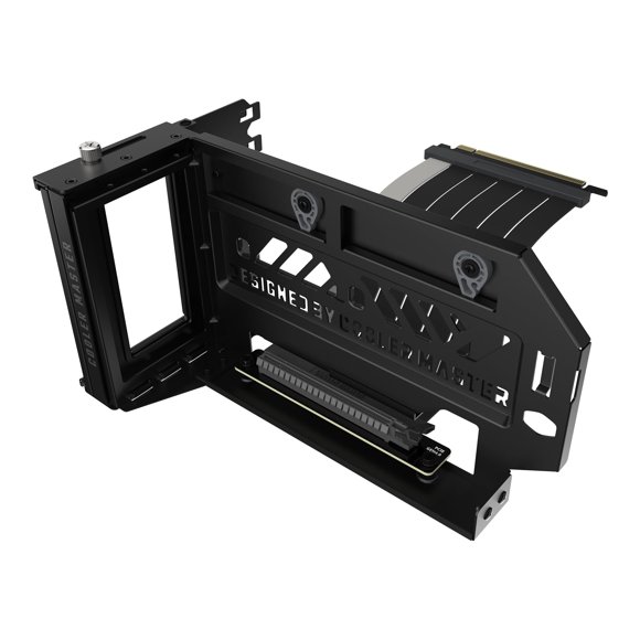 Cooler Master MasterAccessory Vertical GPU Card Holder Kit V3 Black, Premium Riser Cable PCI-E 4.0 x16-165mm, PCIe 3.0 Compatible, Adjustable Length f