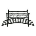 thumbnail image 5 of Winado Garden Bridge Decorative Footbridge Metal Arch, Black 3.3FT, 5 of 6
