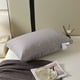 thumbnail image 4 of Núcleo de almohada de grado hotelero | Almohada de Cama de Soporte Suave | Tela ecológica | Relleno de felpa | Adecuado para personas que duermen boca abajo | Blanco Gris Azul | 48x74cm | 600g, 4 of 6
