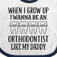 thumbnail image 4 of Inktastic Future Orthodontist Baby Boys or Girls Baby Bib, 4 of 4