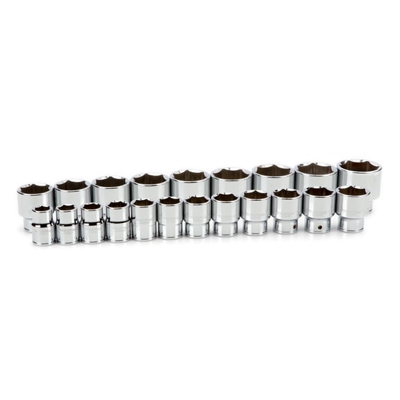 TEKTON 3/4 Inch Drive Shallow 6-Point Socket Set, 21-Piece (3/4 - 2 in.) | SHD93013