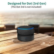 قاعدة البطارية المحمولة لـ Alexa Echo Dot الجيل الثالث 10000mAh ( لا تتضمن النقطة الثالثة ) - أسود
