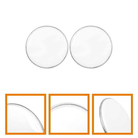 unbranded 2 Pcs Snare Drum Practice Pad Drum Skin Moisture Resistant for Drums