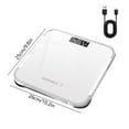 thumbnail image 3 of pvdgvd Fitness Electronic Scale, LCD High-Definition Display & Rechargeable Design, Stylish Tempered Glass for Home Commercial Use, Accurate Weight Measurement Up to 180kg, 3 of 7