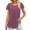 Purple, variant on loopsun Plus Size Tops for Womens,Womens Summer Tops,Women's Fashion Printed T-shirt 3/4 Sleeves Blouse Round Neck Casual Tops Khaki XXL