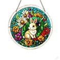 thumbnail image 2 of IROINID Decorations for Home Tables,Modern Room Decorations,20cm Acrylic Colorful Acrylic Style Window Hanging Colorful Flower Decoration with Chain Suitable for Garden Terrace Home, 2 of 8