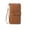 Brown, variant on Wallet for Women RFID Blocking Leather Large Capacity Card Holder Ladies Phone Clutch Travel Long Purse Wristlet