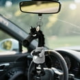 thumbnail image 4 of Aloof Black Horse Keychain, 8'' Gray Sweater Horse Plush Keychain Soft Stuffed Animal Key Chain, Bag Charms for Women Girls Teens, Cool Rebellious Purse Charms for Handbags Car Keys, Gifts for Women, 4 of 4