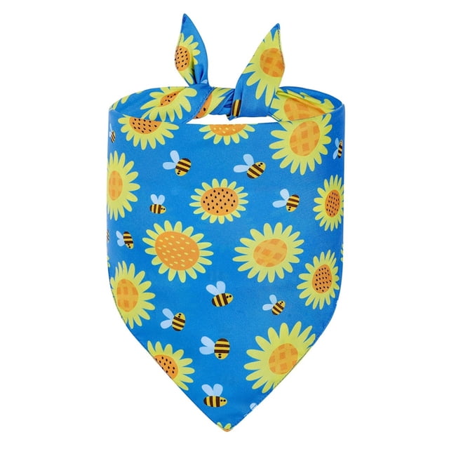 Bandana para perros pequeños, medianos y grandes, pañuelo para perros y gatos, baberos triangulares, bufanda para niñas y niños, regalo, 70 x 48 x 48 cm (largo x ancho x alto). Estilo: