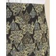 thumbnail image 5 of Moomaya Printed A-Line Skirt For Women, Elastic Waist Midi Length Formal Look Skirt, 5 of 8