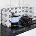 Kitchen oil baffle gas stove aluminum foil heat insulation board